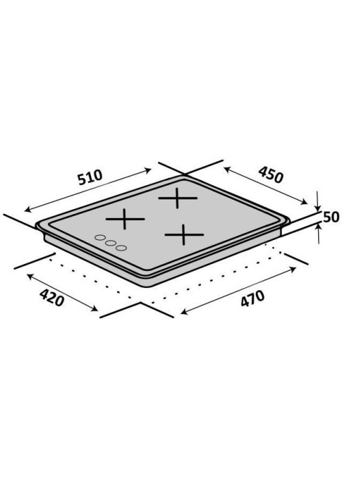 Варильна поверхня газова VENTOLUX HG430 CS (X) 7