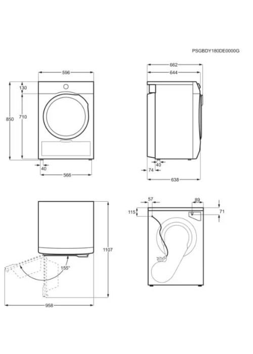 Сушильна машина Electrolux EW6D283YU