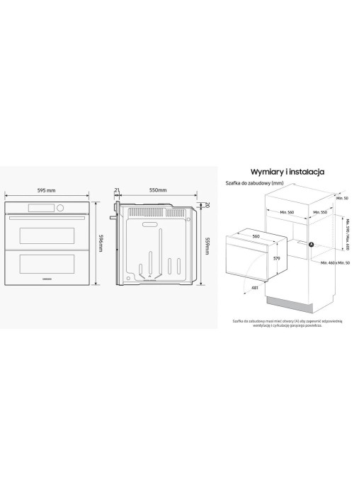 Духовка Samsung NV7B41201AS