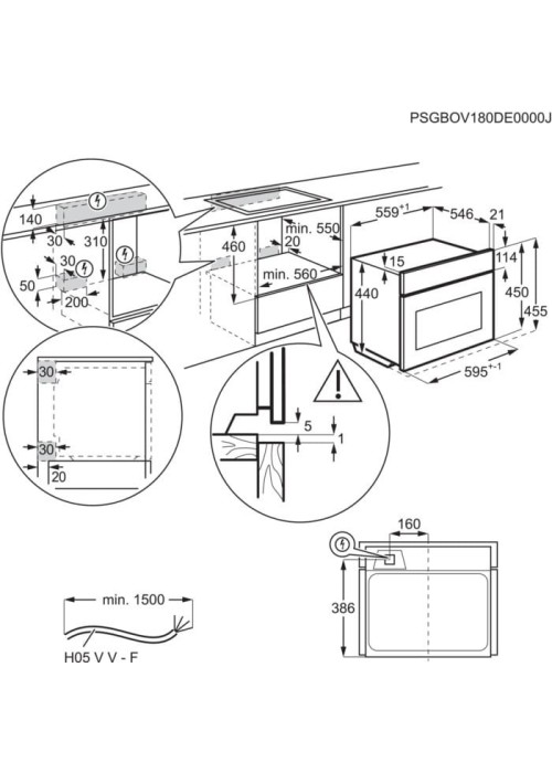 Духова шафа Electrolux EVM8E08X