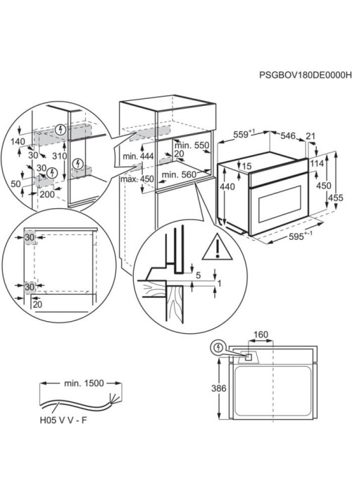 Духова шафа Electrolux EVM8E08X