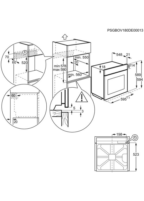 Духова шафа Electrolux OPEB2520R