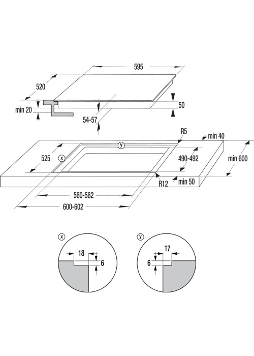 Комплект Дух.шафа + Вар.поверхня ел. GORENJE BO6737E02X + ECT41SC
