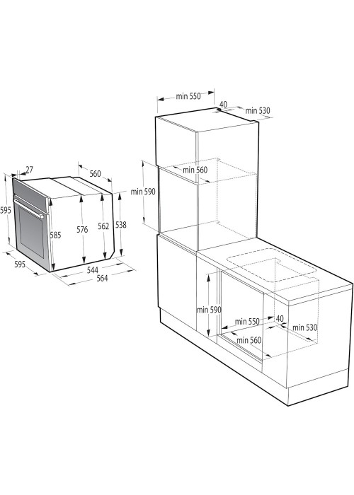 Духова шафа Gorenje BPS6737E02B