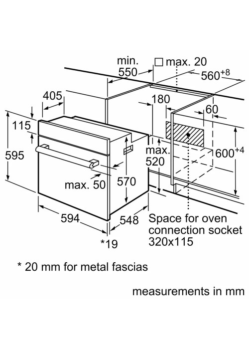 Духова шафа Bosch HBF512BB1T