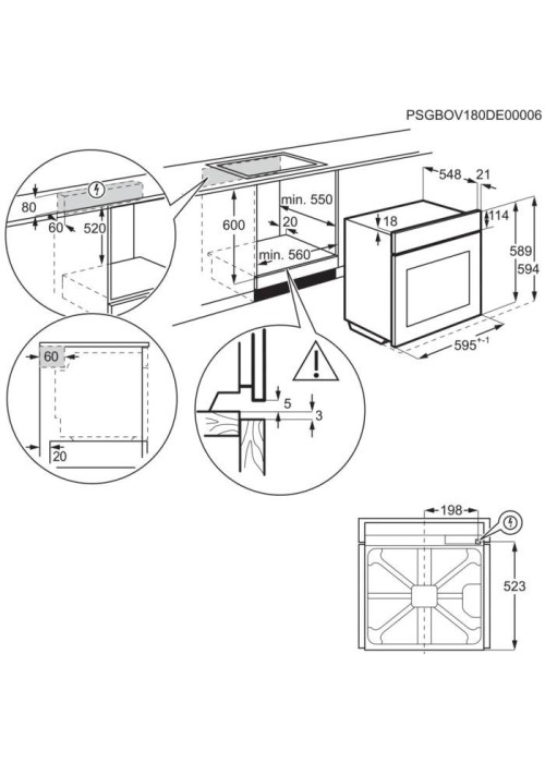 Духова шафа Electrolux KOCBP39WX