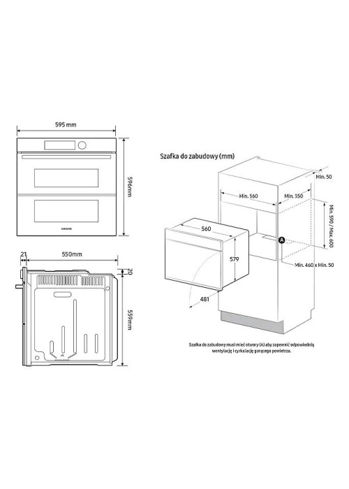 Духова шафа Samsung NV7B4245VAK/WT