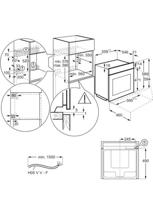 Духова шафа Electrolux EOF6P76BX