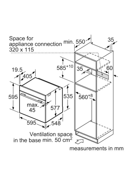 Духова шафа Bosch HBG7361B1