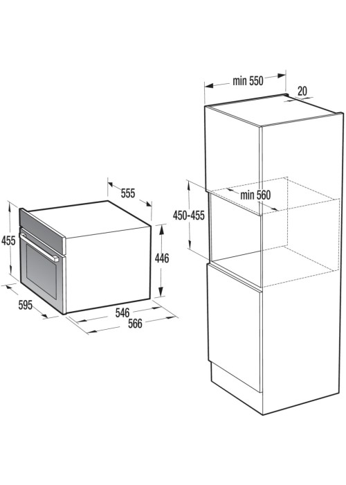 Духова шафа Gorenje BCM4547DG