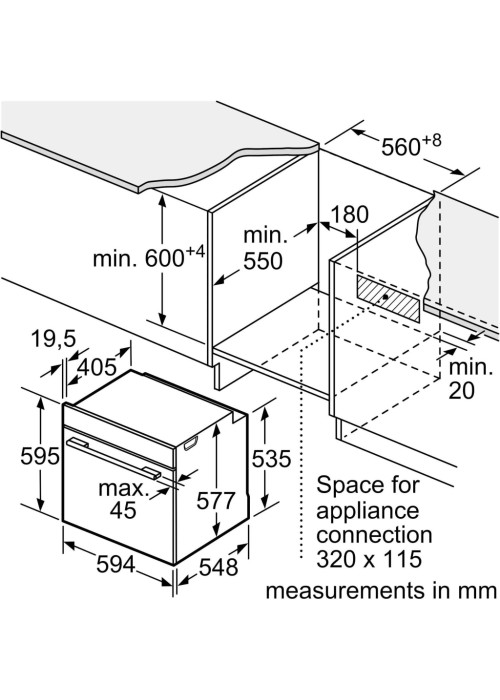Духова шафа Bosch HSG7361B1
