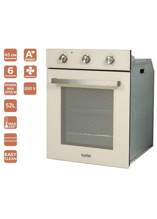 Духова шафа електрична VENTOLUX SOHO 6 MT (IVORY)