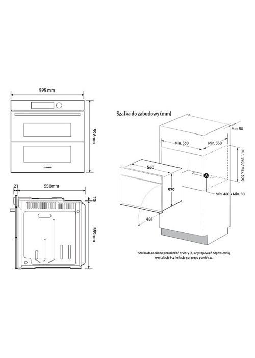 Духова шафа Samsung NV7B4345VAK/WT