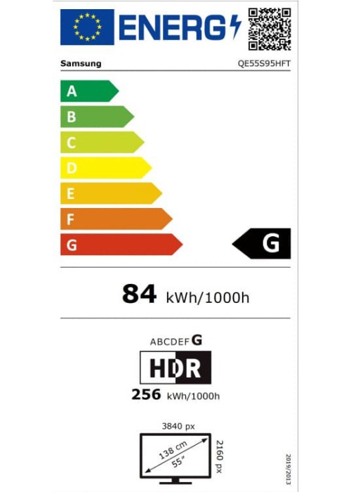 Телевізор LED Samsung QE55S95HFUXUA