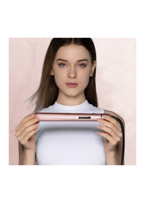 Випрямляч для волосся Xiaomi Enchen Hair Curling Iron Enrollor Pink / White EU