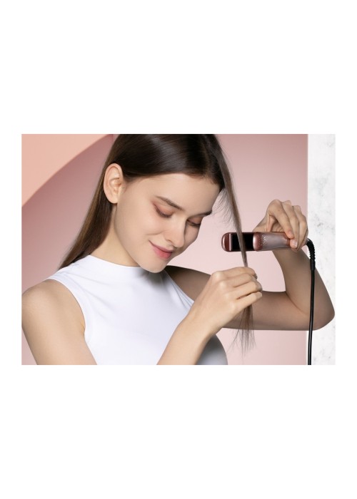 Випрямляч для волосся Xiaomi Enchen Hair Curling Iron Enrollor Pink / White EU