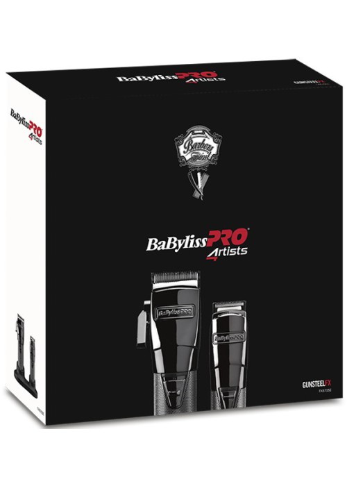Машинка для стрижки Babyliss Pro FX8705E GunSteel FX Grooming Set