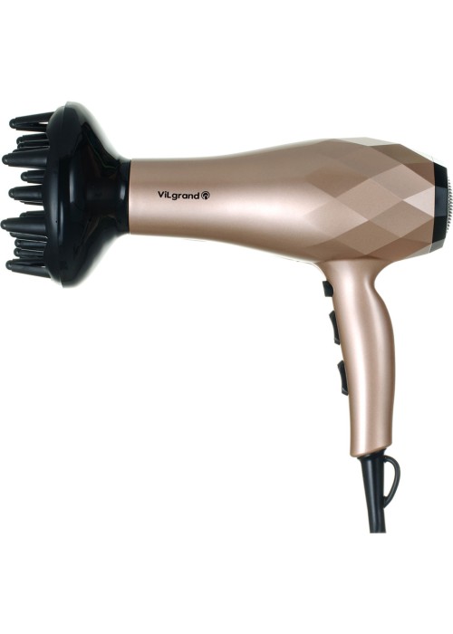 Фен Vilgrand VHD-2424TI золотий