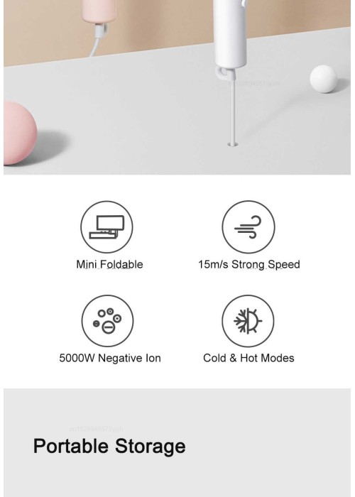 Фен Xiaomi Compact Hair Dryer H101 (Pink)