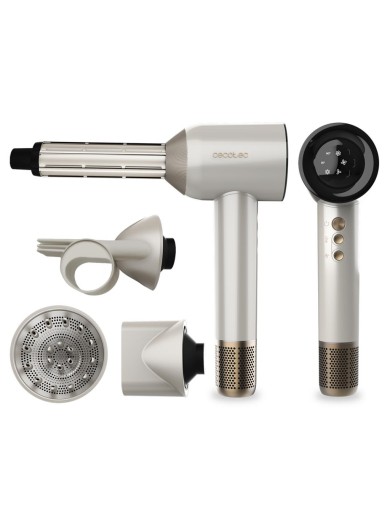 Фен для волосся Cecotec DryGlam Waves кольору шампанського 4 в 1 (A01_EU01_103715)