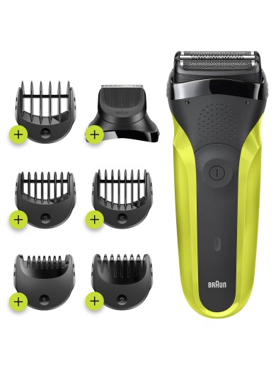 Електрична бритва BRAUN Series 3 300BT black/green