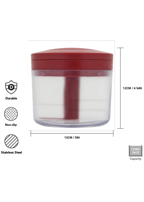Подрібнювач KitchenAid Universal ручний, 720 мл, червоний (KQG153BXERA)