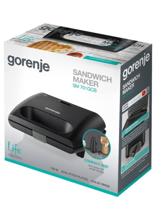Бутербродниця GORENJE SM 701 GCB