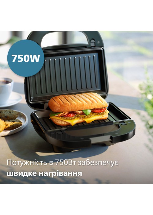 Бутербродниця PHILIPS HD2350/80 Вафельниця-мультимейкер