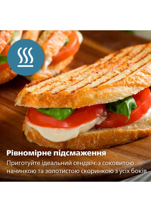 Бутербродниця PHILIPS HD2350/80 Вафельниця-мультимейкер