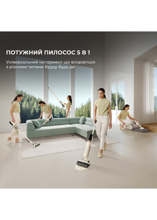 Акумуляторний миючий пилосос Dreame Mova K30 Mix (HMV24A)