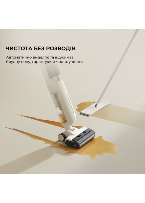 Акумуляторний миючий пилосос Dreame Mova K30 Mix (HMV24A)