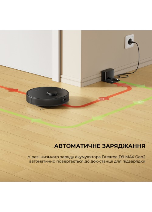Робот-прибиральник Dreame D9 Max Black Gen 2 (RLD34GA-Bl)