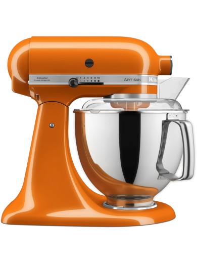 Кухонна машина KitchenAid Artisan 4,8 л 5KSM175PSEHY з відкидним блоком, колір мед