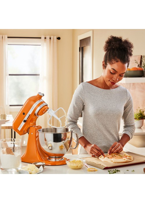 Кухонна машина KitchenAid Artisan 4,8 л 5KSM175PSEHY з відкидним блоком, колір мед