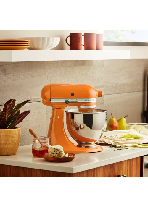 Кухонна машина KitchenAid Artisan 4,8 л 5KSM175PSEHY з відкидним блоком, колір мед