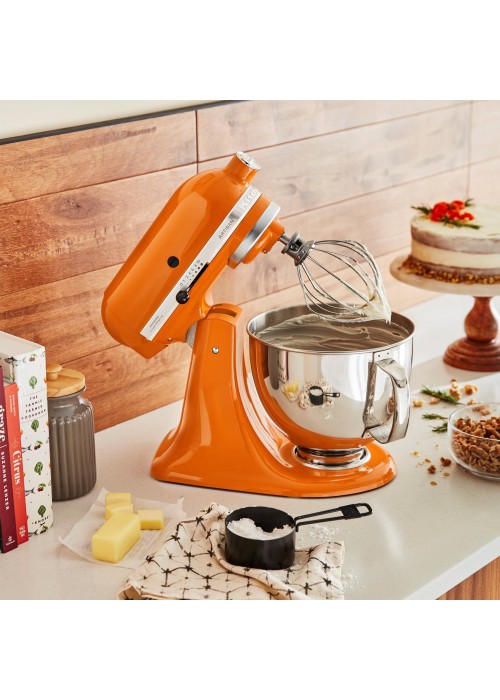 Кухонна машина KitchenAid Artisan 4,8 л 5KSM175PSEHY з відкидним блоком, колір мед
