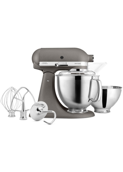 Кухонна машина KitchenAid Artisan 4,8 л 5KSM185PSEGR з відкидним блоком сірий