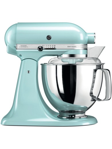 Кухонная машина KitchenAid Artisan 4,8 л 5KSM175PSEIC с откидным блоком, колір крижаний блакитний