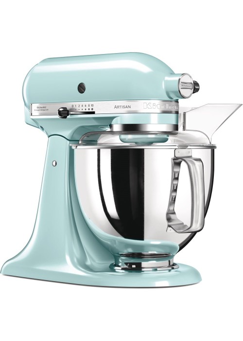 Кухонная машина KitchenAid Artisan 4,8 л 5KSM175PSEIC с откидным блоком, колір крижаний блакитний