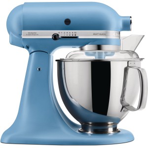 Кухонная машина KitchenAid Artisan 4,8 л 5KSM175PSEVB с откидным блоком, колір оксамитово-блакитний