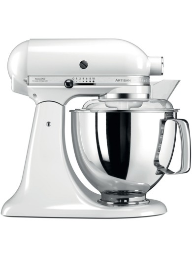Кухонна машина KitchenAid Artisan 4,8 л 5KSM175PSEWH з відкидним блоком білий