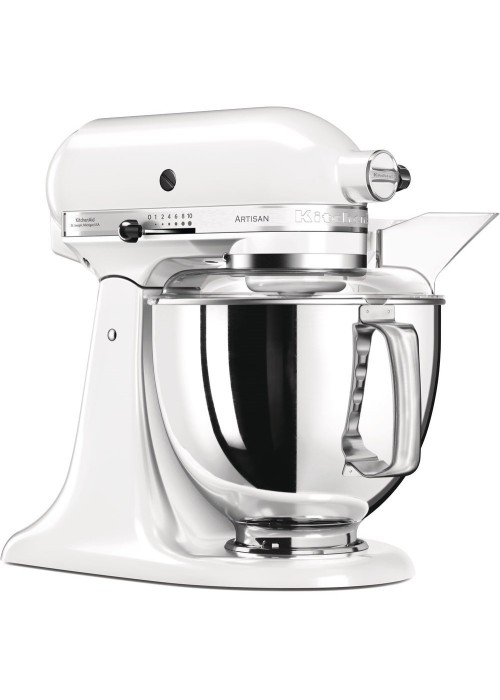 Кухонна машина KitchenAid Artisan 4,8 л 5KSM175PSEWH з відкидним блоком білий