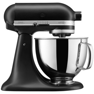 Кухонна машина KitchenAid Artisan 4,8 л 5KSM125EBM з відкидним блоком матовий чорний