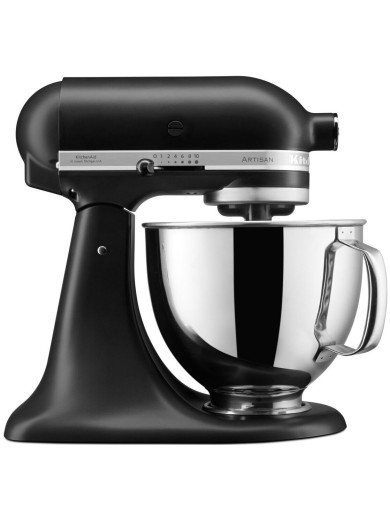 Кухонна машина KitchenAid Artisan 4,8 л 5KSM125EBM з відкидним блоком матовий чорний