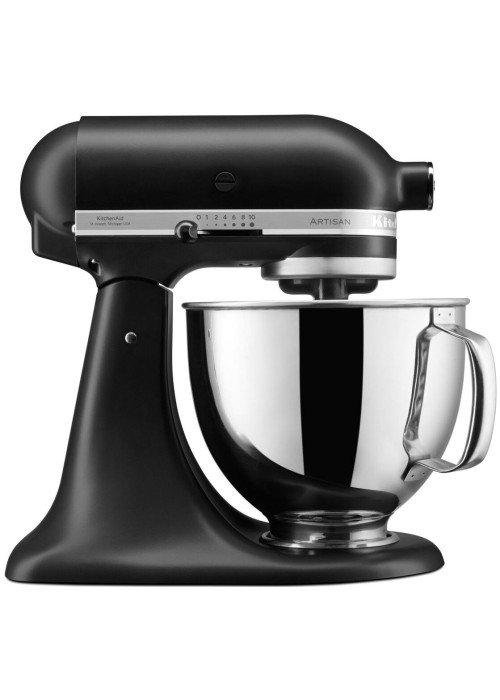 Кухонна машина KitchenAid Artisan 4,8 л 5KSM125EBM з відкидним блоком матовий чорний