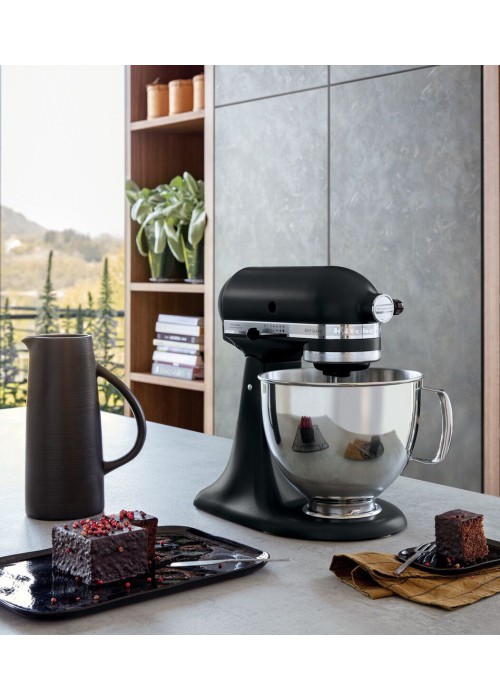 Кухонна машина KitchenAid Artisan 4,8 л 5KSM125EBM з відкидним блоком матовий чорний