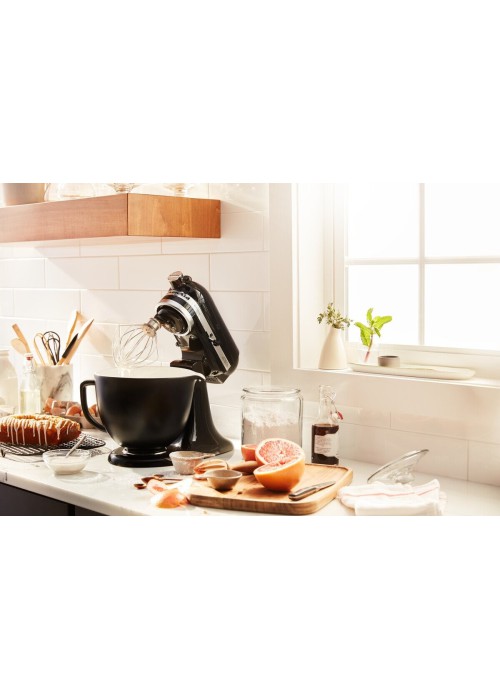 Кухонна машина KitchenAid Artisan 4,8 л 5KSM125EBM з відкидним блоком матовий чорний