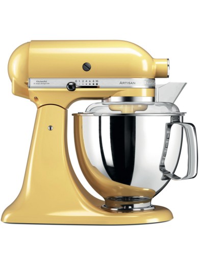 Кухонна машина KitchenAid Artisan 4,8 л 5KSM175PSEMY з відкидним блоком, колір величний жовтий