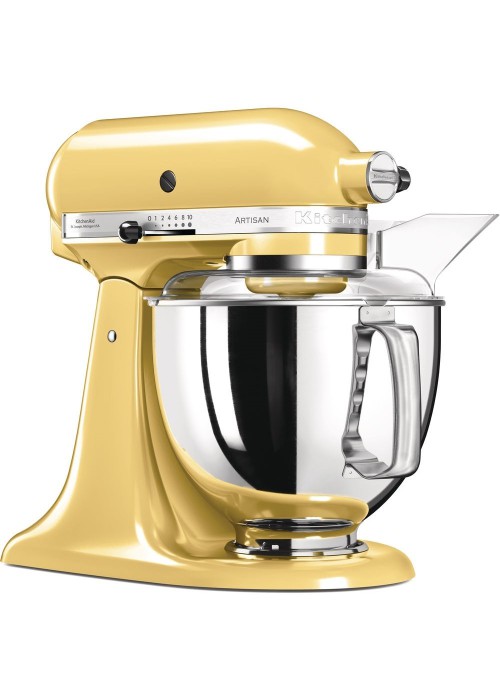 Кухонна машина KitchenAid Artisan 4,8 л 5KSM175PSEMY з відкидним блоком, колір величний жовтий