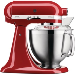 Кухонна машина KitchenAid Artisan 4,8 л 5KSM185PSEER з відкидним блоком червоний